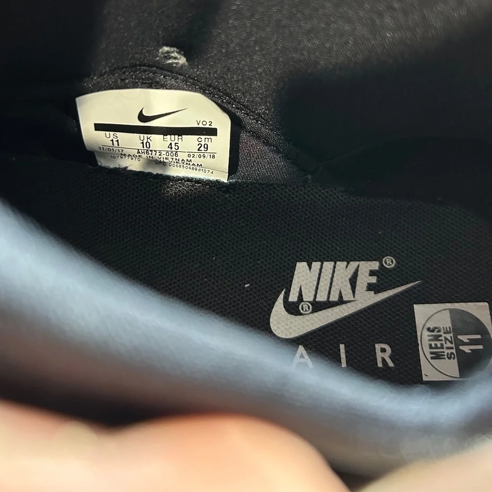 Nike Air Force 270 Black White‎ Shoes